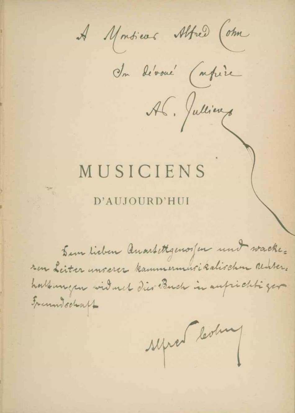 Jullien, Adolphe - Musiciens d'Aujourd'hui